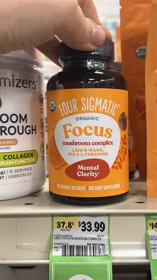 Four Sigmatic Focus mushroom complex for $33.99