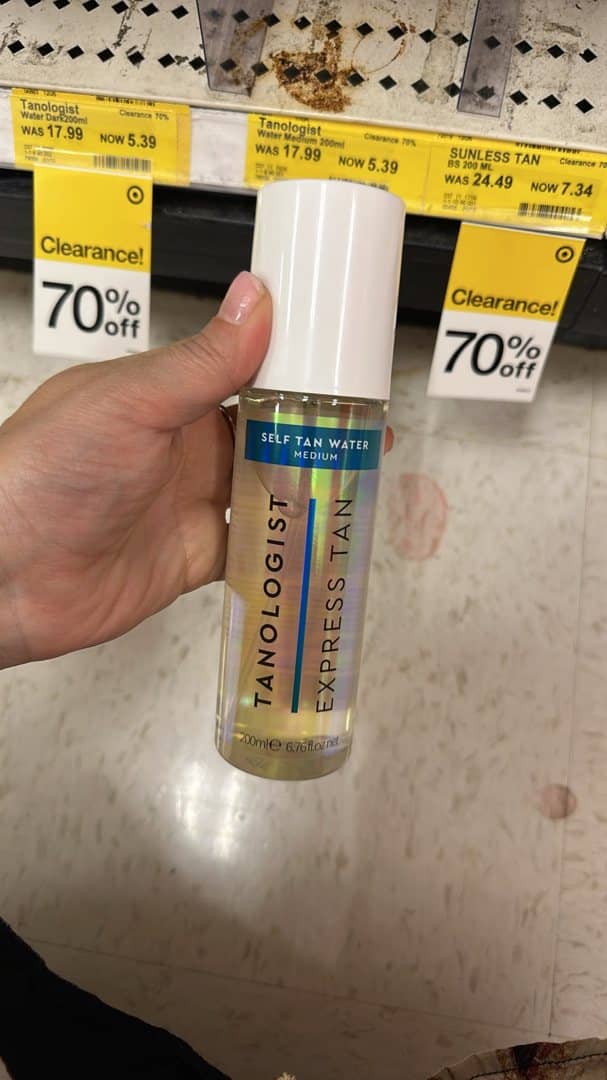 Autobronceador Tanologist por $5.40 en vez de $18 - de nuestros recorridos de compras