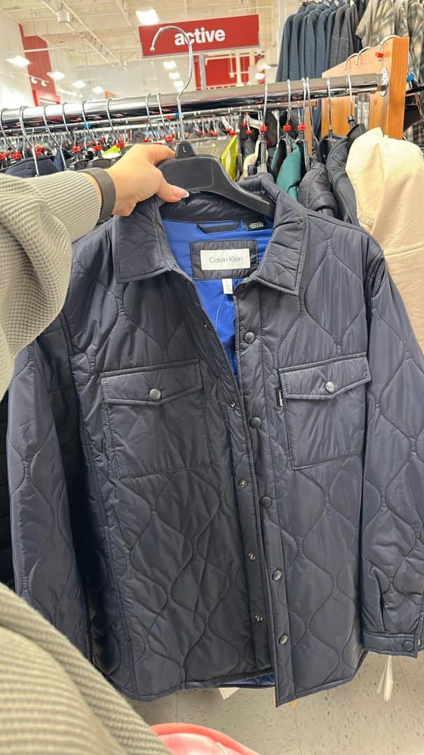 Calvin Klein quilted jacket for $30 instead of $195 - from our shopping trips