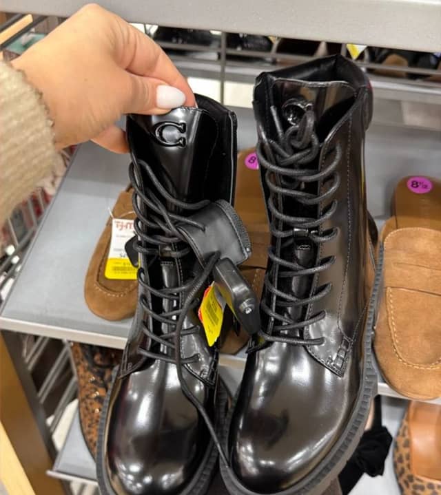 Botas Coach de amarrar