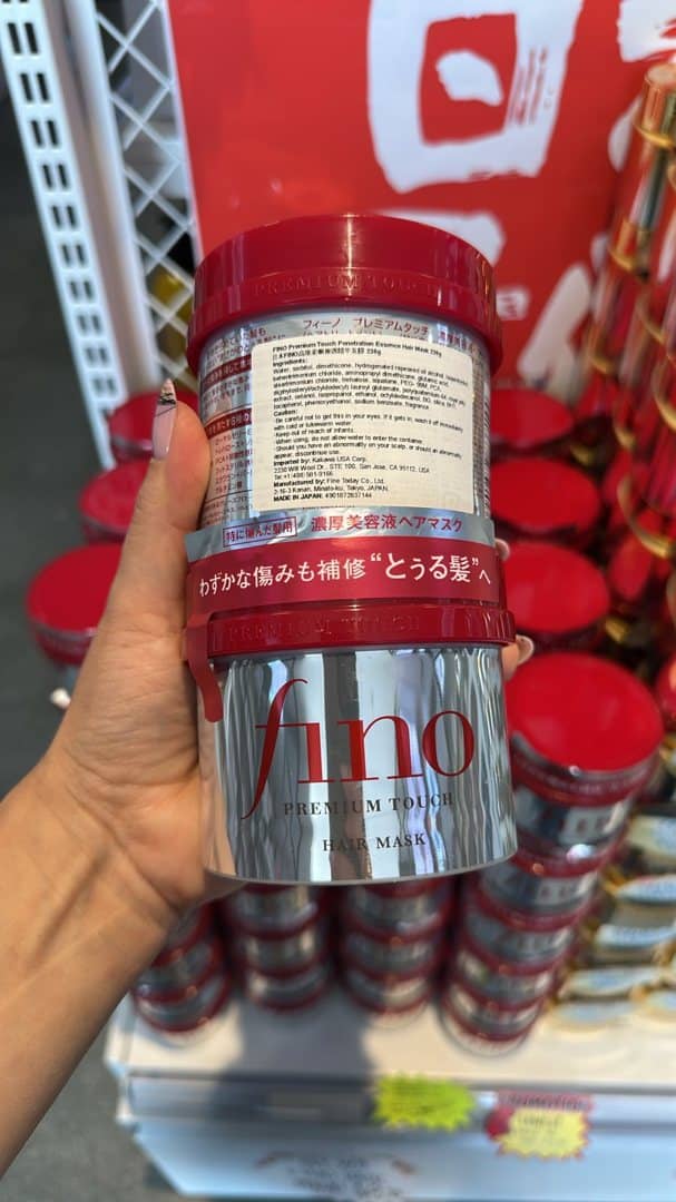 Fino hair mask for $9 - from our shopping trips