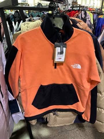 The North Face · Оранжевый флисовый анорак