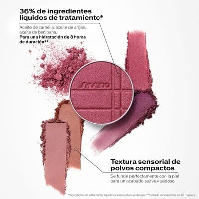 Shiseido — Компактные румяна-хайлайтер Color + Glow 3