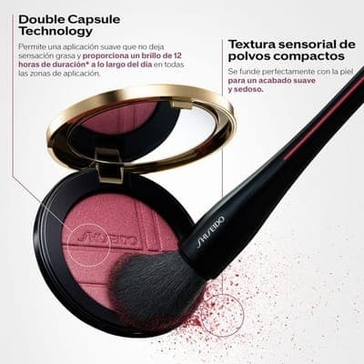 Shiseido — Компактные румяна-хайлайтер Color + Glow 4