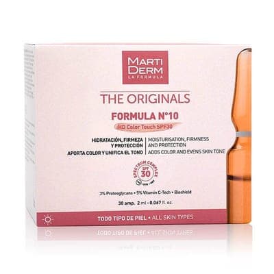 MartiDerm — Ампулы The Originals Формула №10 SPF 30 1
