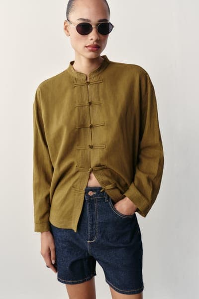 Джинсовые шорты Z1975 mom fit 2