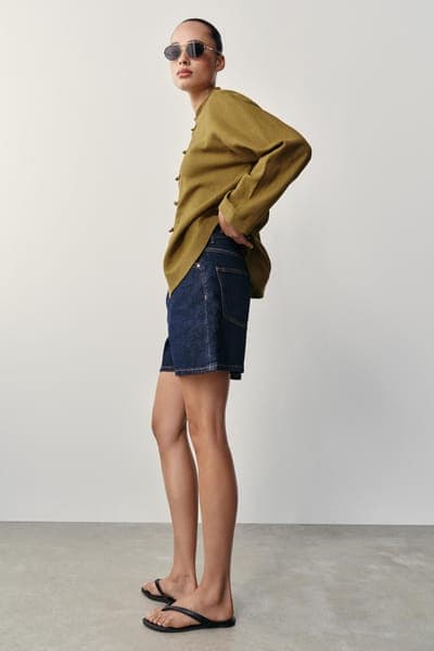 Джинсовые шорты Z1975 mom fit 4
