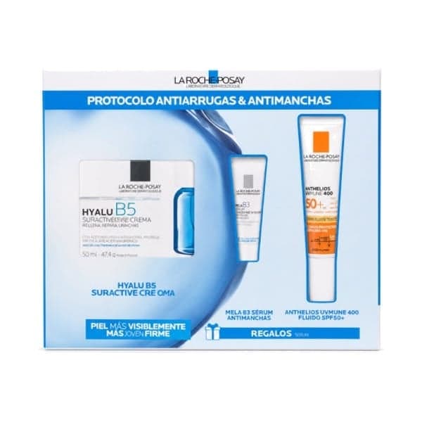 La Roche-Posay — набор: крем Hyalu B5 и солнцезащитный уход UVMune 400 SPF50+
