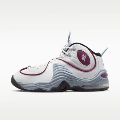 Air Penny 2, белые с серым и розовым 1