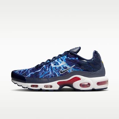 Air Max Plus «Eclair Lightning», тёмно-синие с красным 1
