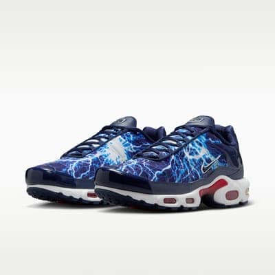 Air Max Plus «Eclair Lightning», тёмно-синие с красным 5