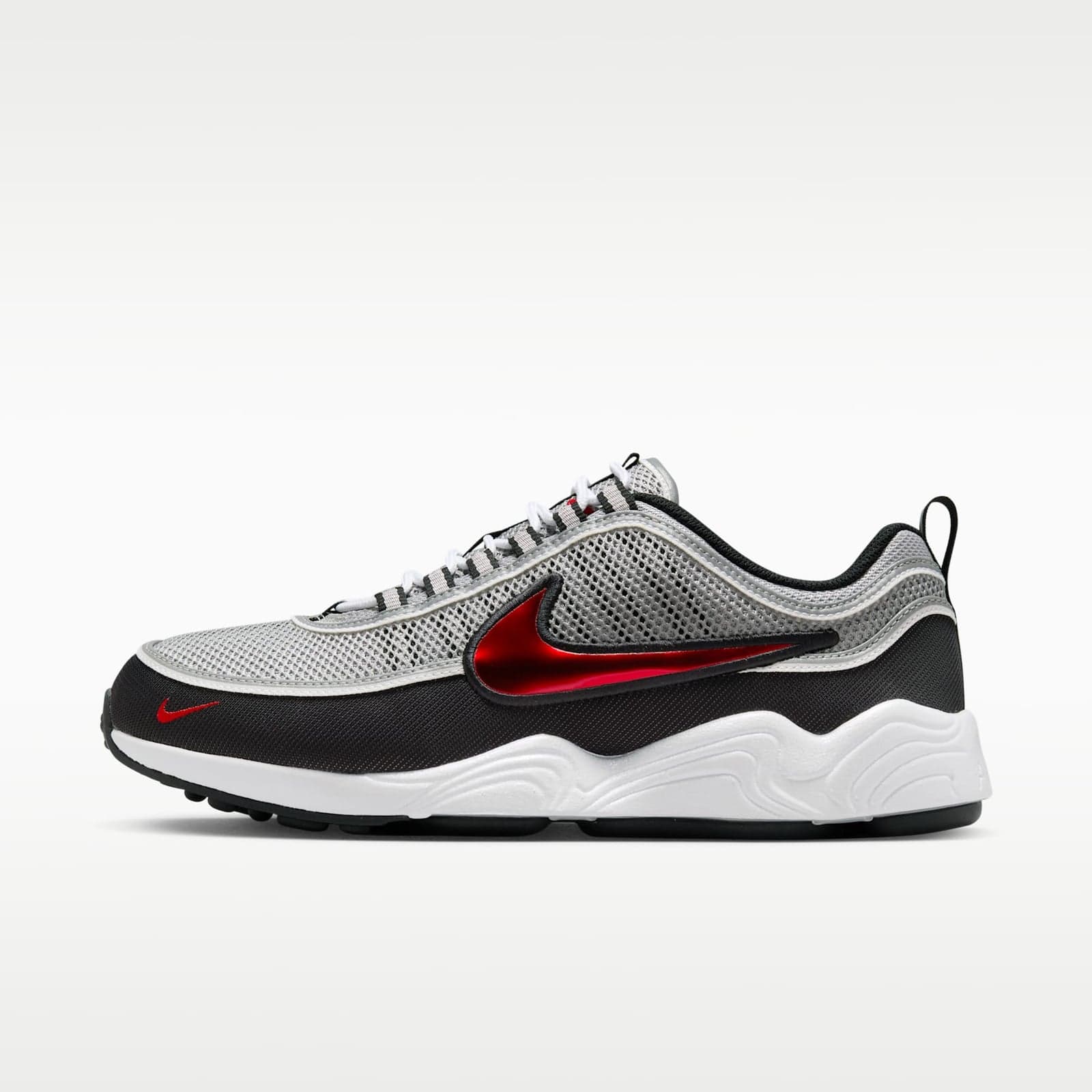 Air Zoom Spiridon SP, серебристые с красным