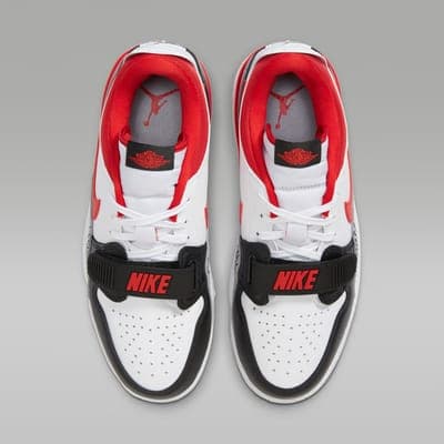 Air Jordan Legacy 312 Low, белые с красным 4