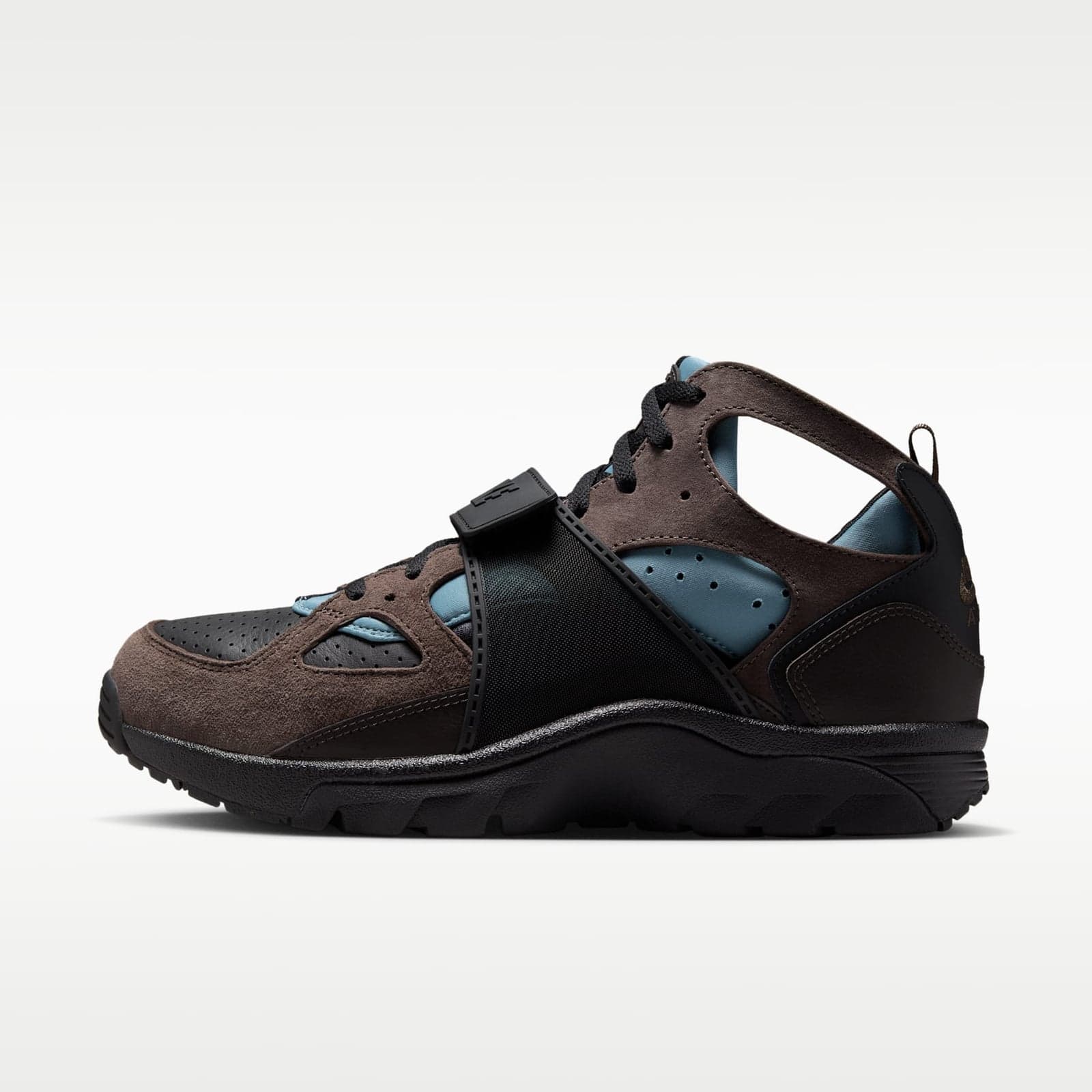 Air Trainer Huarache, чёрные с коричневым