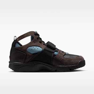 Air Trainer Huarache, чёрные с коричневым 3