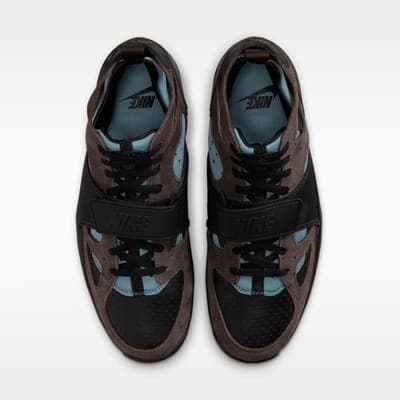 Air Trainer Huarache, чёрные с коричневым 4