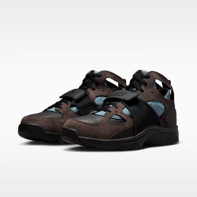 Air Trainer Huarache, чёрные с коричневым 5