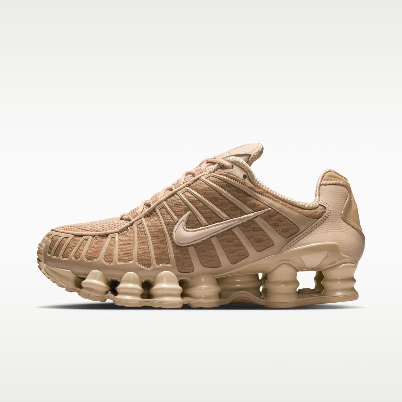 Shox TL, льняные с серебристым
