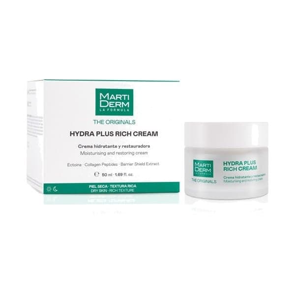 MartiDerm — Hydra Plus, насыщенный увлажняющий крем для сухой кожи