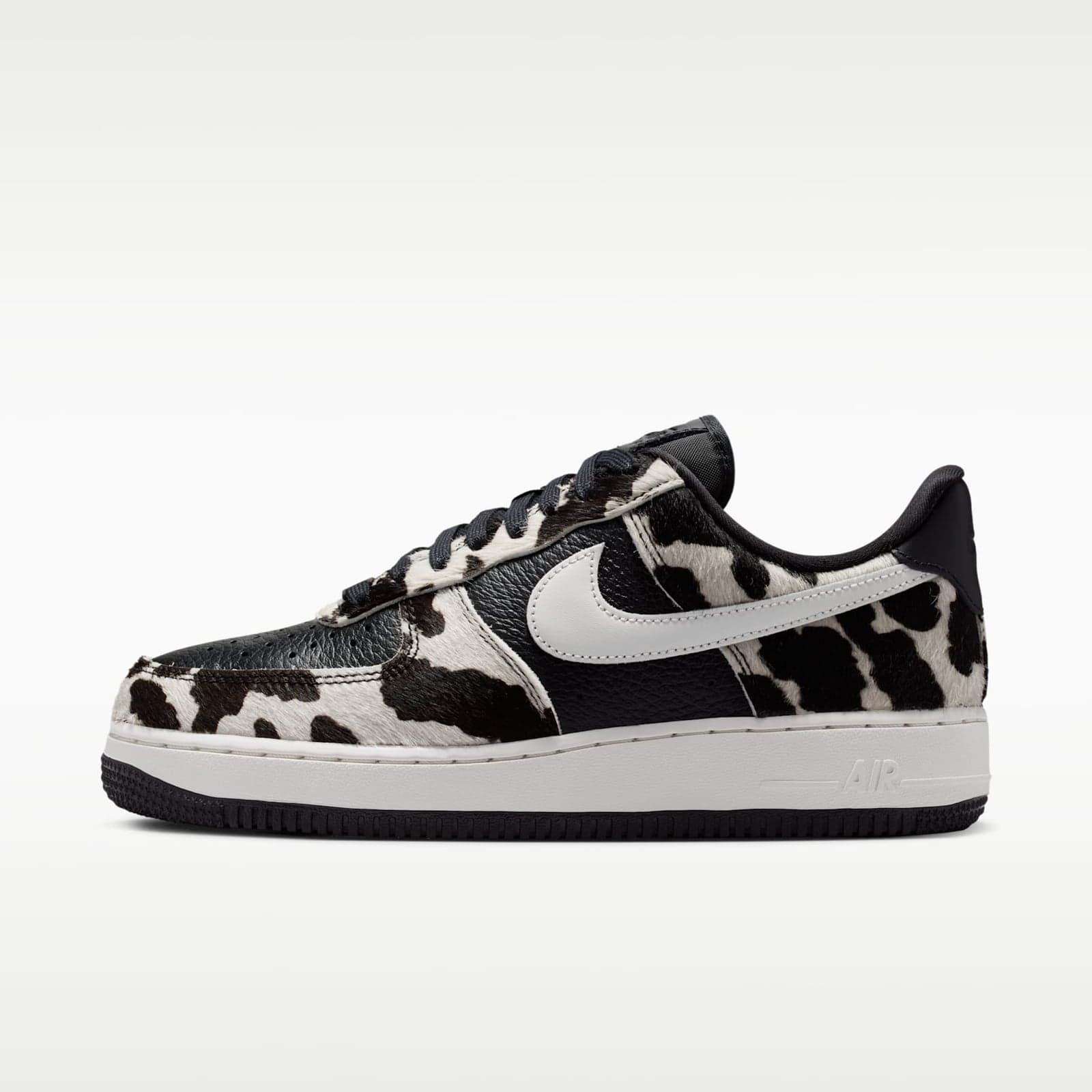 Air Force 1 '07 из кожи под пони, чёрные