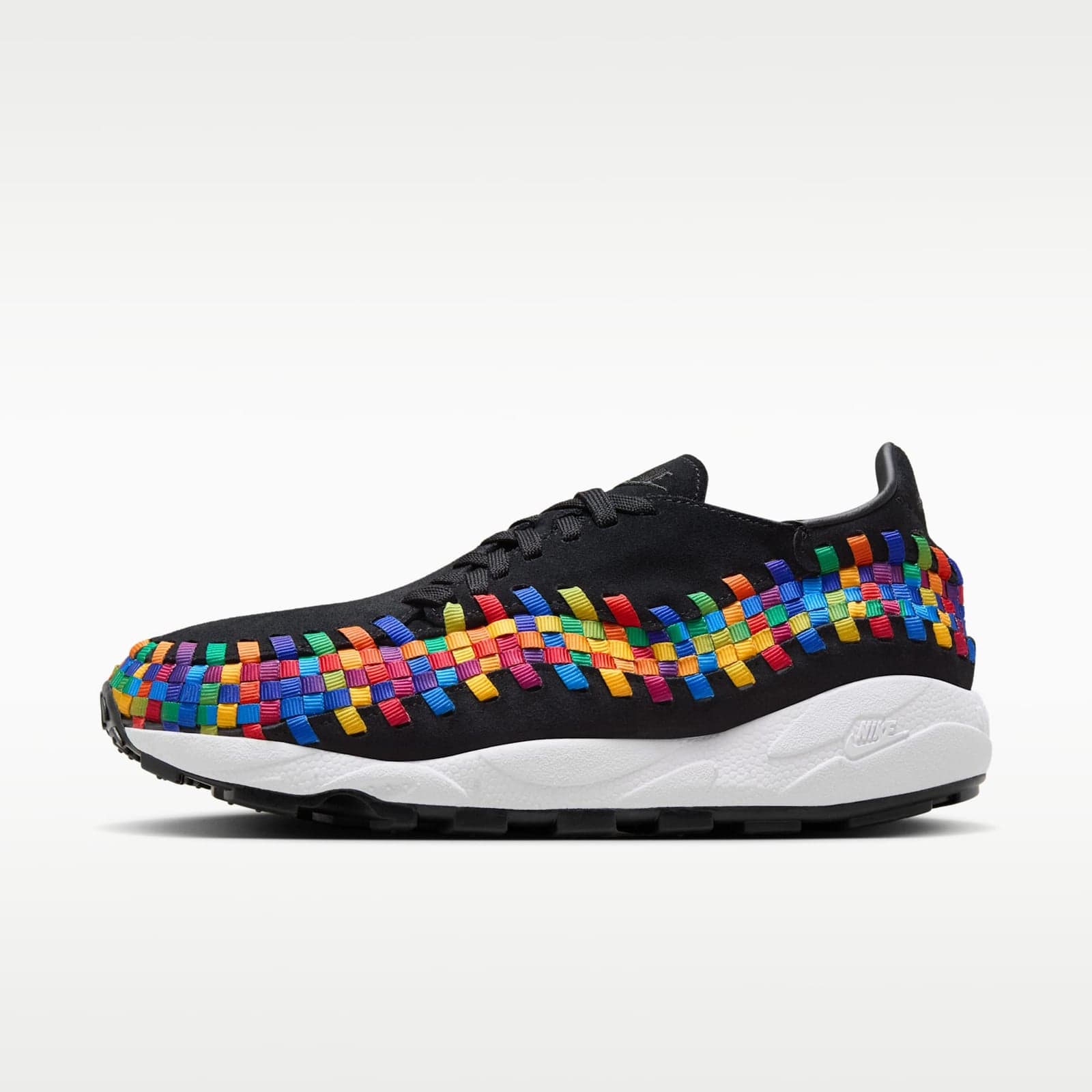 Air Footscape Woven, чёрные с белым