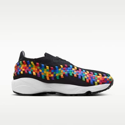 Air Footscape Woven, чёрные с белым 3