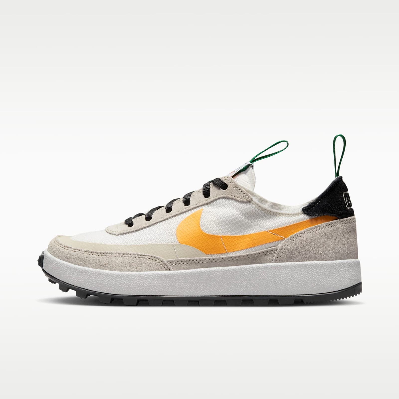 NikeCraft General Purpose Shoe «Bricolage» by Tom Sachs, белые с зелёным
