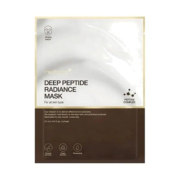 Тканевая маска с пептидами Medicube Deep Peptide Radiance