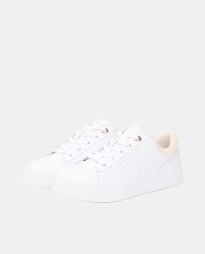Белые кеды на суле cupsole 4