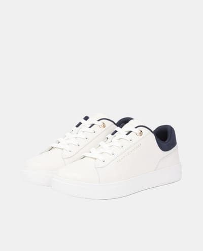 Белые кеды на подошве cupsole 4