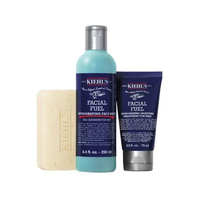 Мужской набор ухода Facial Fuel: крем, гель для умывания и мыло-скраб 3