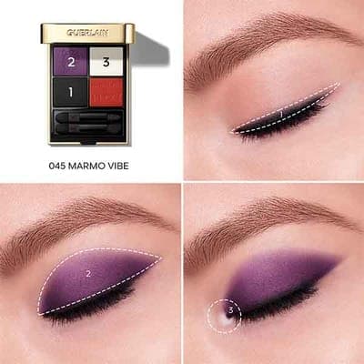 Палетка теней Ombres G Marmo Vibe 4