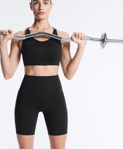 Велосипедки Compressive с высокой посадкой, 20 см, с карманами 1