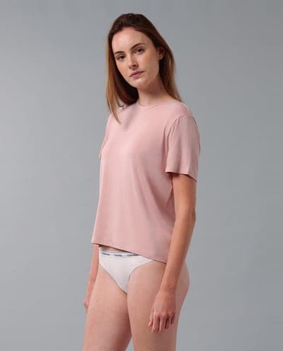 Пижамная футболка Ultra Soft Modal, розовая 3
