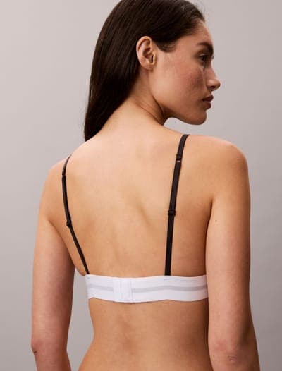Бралет в рубчик Cotton Modal Stretch Rib, чёрный 4