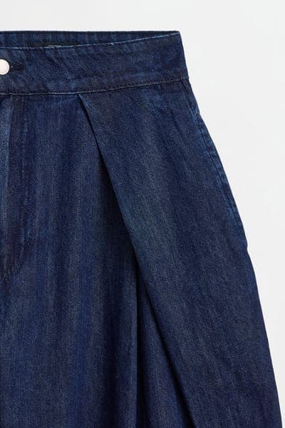 Джинсы wide leg с защипами 3