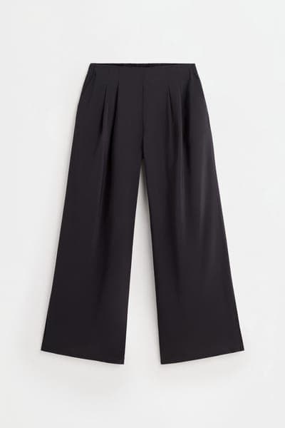 Брюки wide leg со складками 2