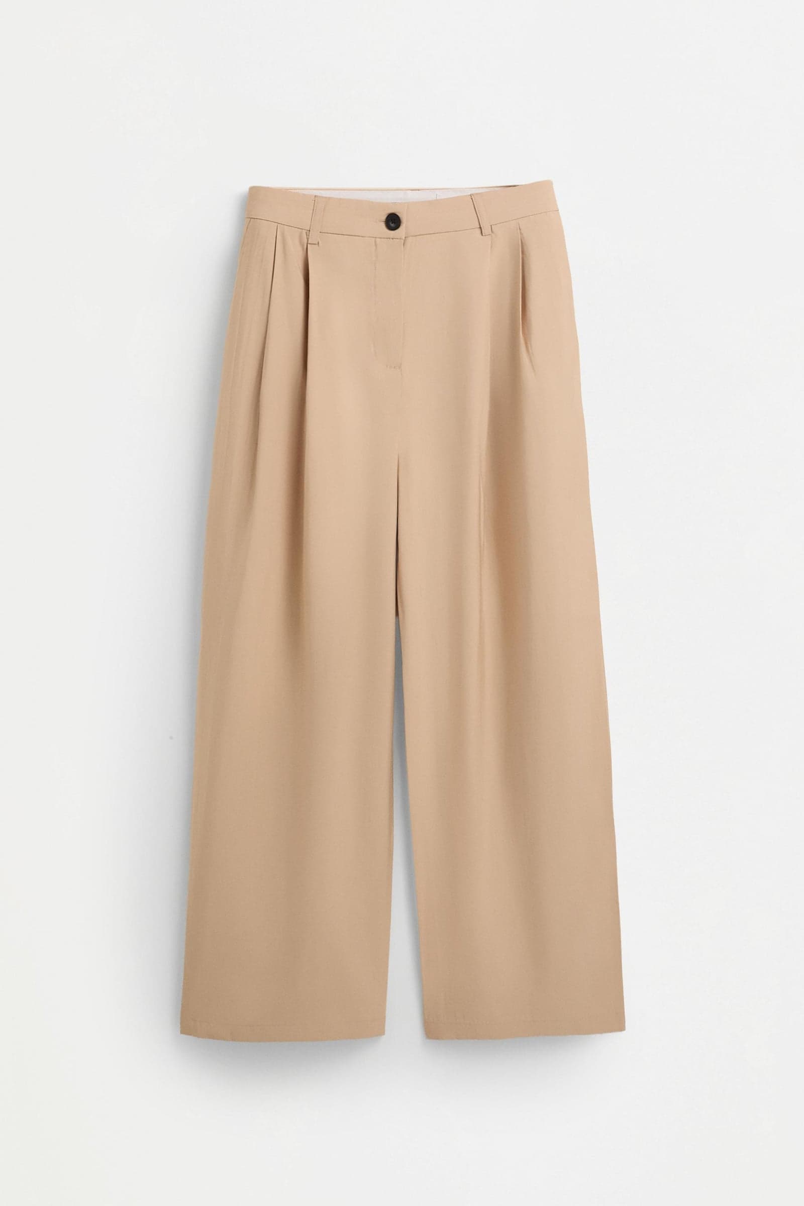 Брюки wide leg из лёгкой ткани