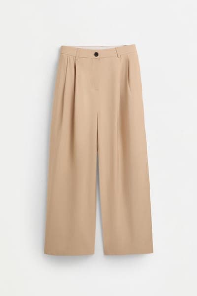 Брюки wide leg из лёгкой ткани 1