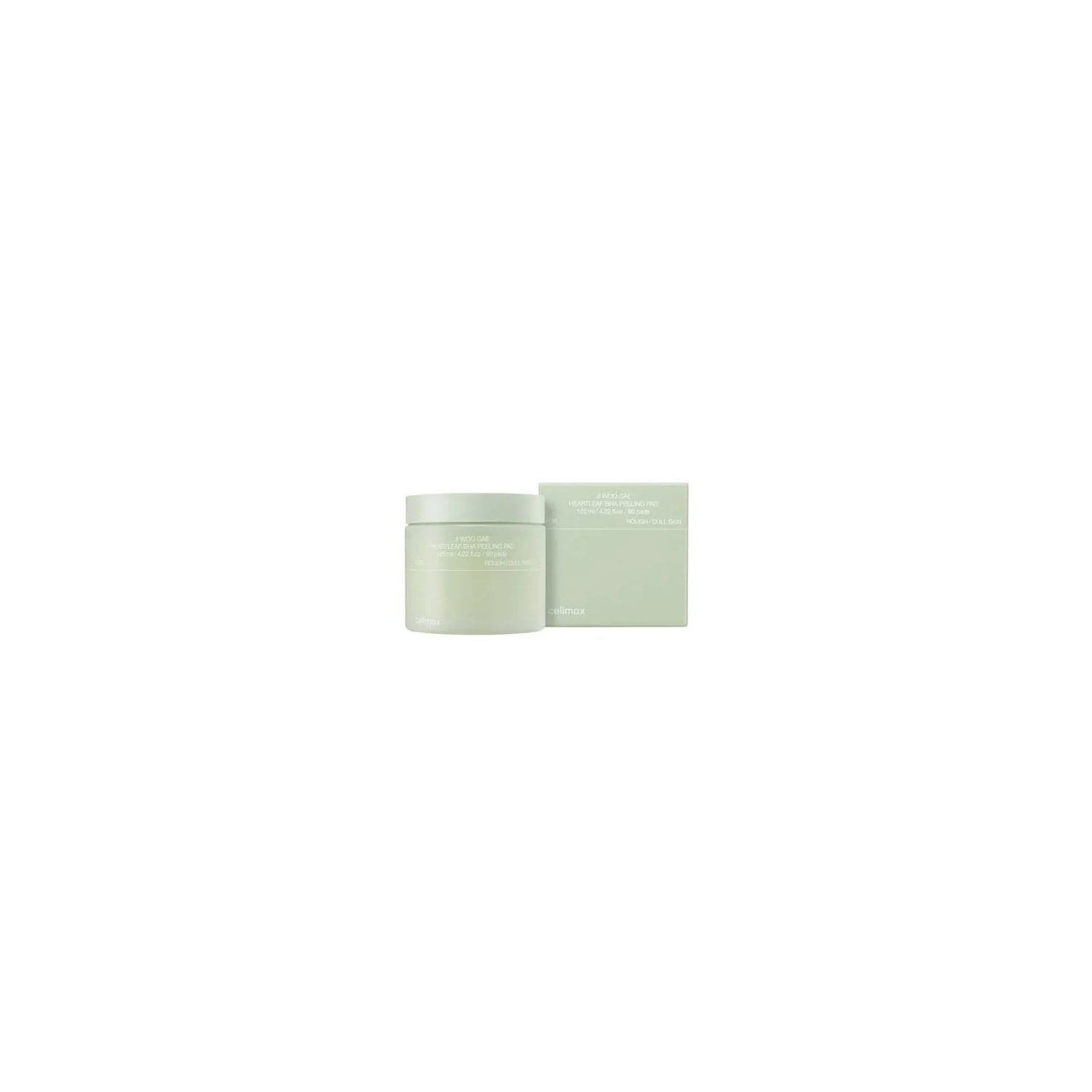 Celimax — Пилинг-пэды JIWOOGAE Heartleaf BHA, 60 шт