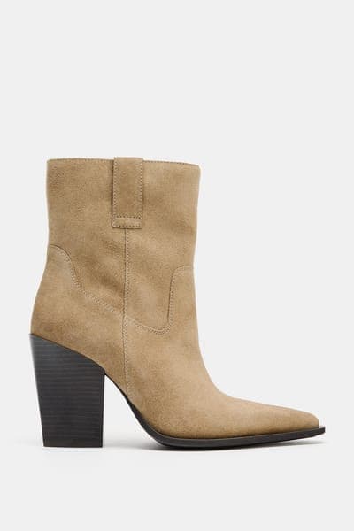 Zara — Казаки, замша 2
