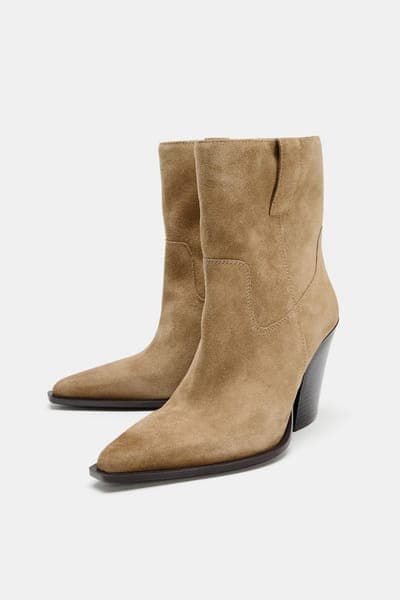 Zara — Казаки, замша 3