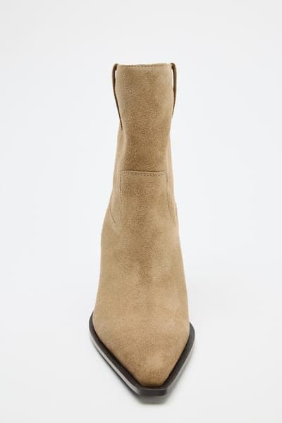 Zara — Казаки, замша 4