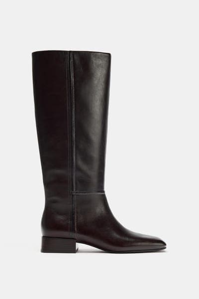Zara — Ботильоны, кожа 4