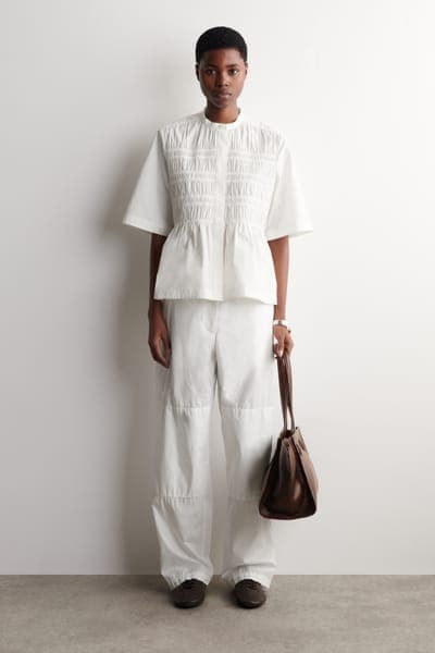 H&M — Балетки-кроссовки, кожа 4