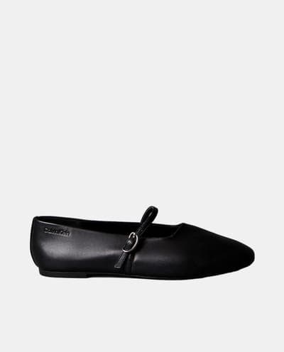 Calvin Klein — Балетки, кожа, пряжка 1