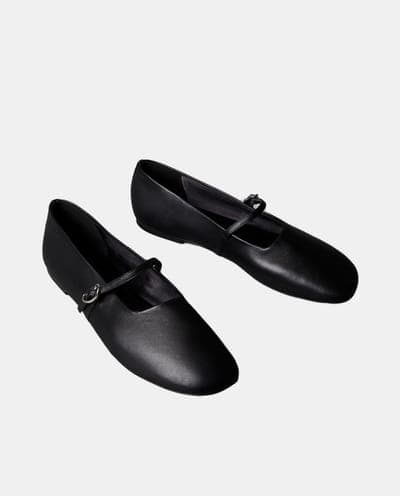 Calvin Klein — Балетки, кожа, пряжка 2