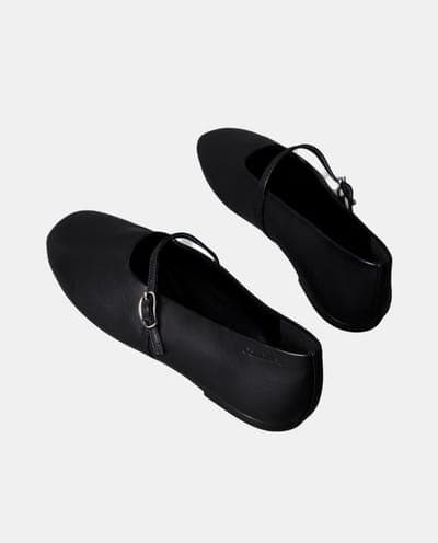 Calvin Klein — Балетки, кожа, пряжка 3