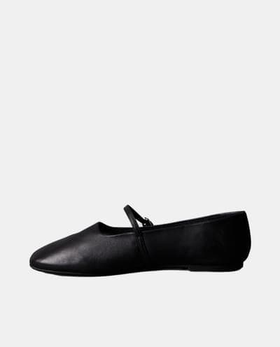 Calvin Klein — Балетки, кожа, пряжка 5