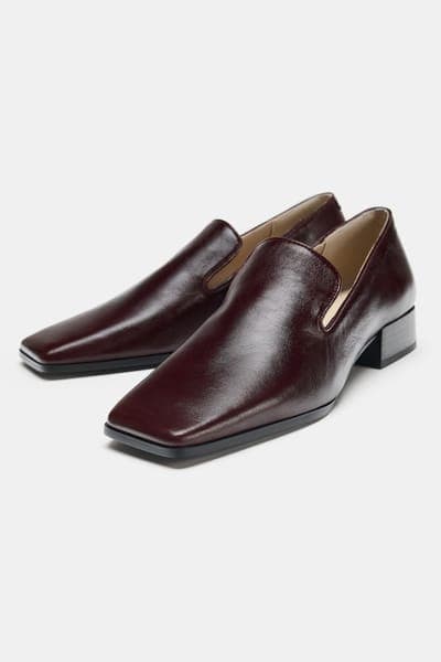 Zara — Лоферы, кожа 3